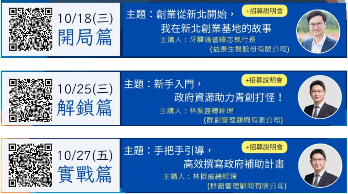 新創打怪三部曲