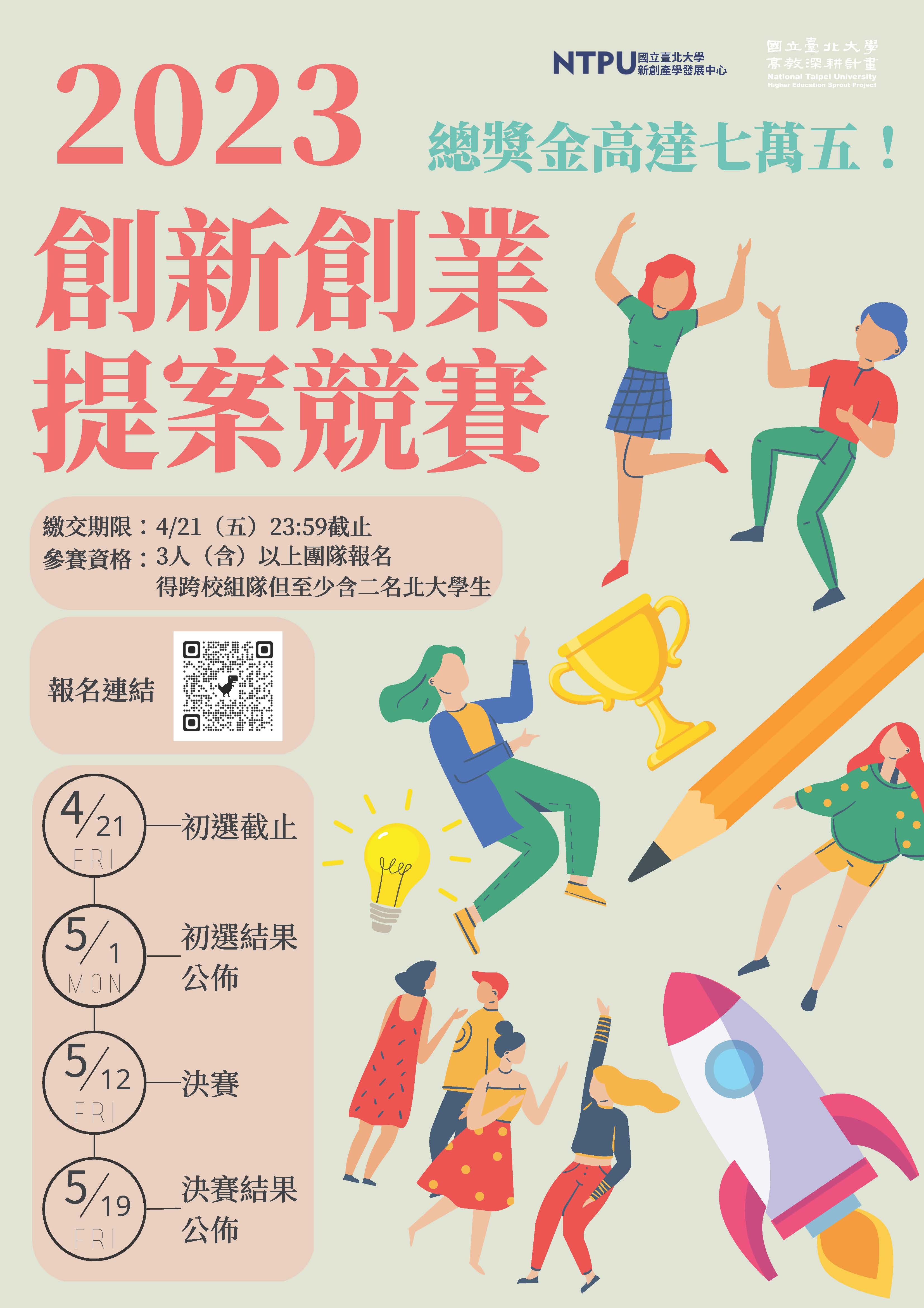 2023國立臺北大學創新創業提案競賽